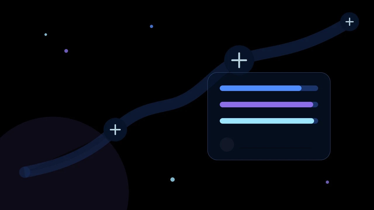 עקומת ביצועים עולה ולוח השוואה מופשט שממחישים את כלכלת המחיר-ביצועים של Grok 4.6